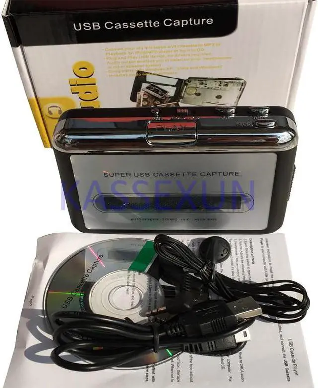Alt view image 4 of 4 - cassete player mp3 converter, convert tape cassette to MP3 through PC  for Window7 Windows8 MAC OS