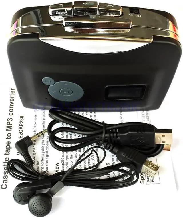 Alt view image 4 of 4 - Audio Cassette recorder player, convert old audio cassette to U driver  as MP3 format directly,no pc need