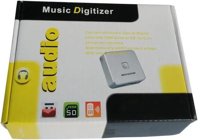 Alt view image 4 of 5 - Music Digitizer Converter Audio capture recorder , Convert Analog Music to USB Flash disk/ SD Card /MP3 player, No pc Required