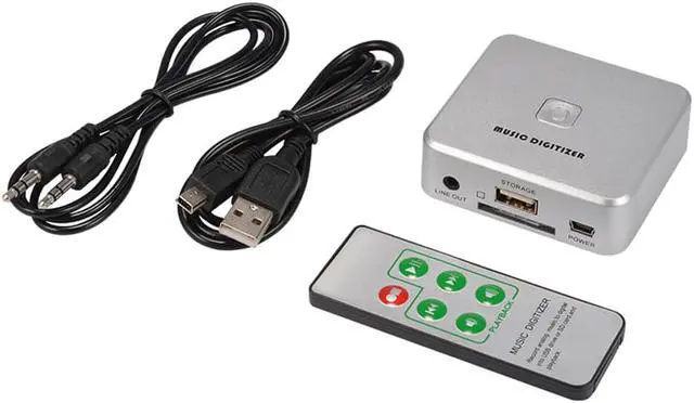 Alt view image 2 of 5 - Audio cassette tape LPs record to MP3 format save in USB Flash disk or sd card directly, no pc need 3.5mm stereo audio input