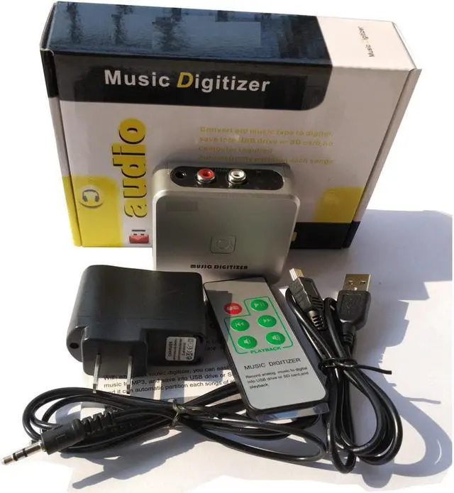 Alt view image 5 of 5 - Audio cassette tape LPs record to MP3 format save in USB Flash disk or sd card directly, no pc need 3.5mm stereo audio input