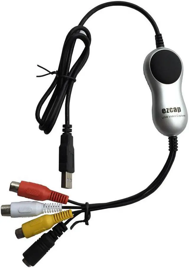 Main image of USB2.0 Analog Video Recorder records video from VHS, VCR's, DVD Players, DVR's, Camcorders,Hi8,and Gaming Systems to PC