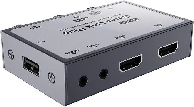Main image of USB HDMI Video Capture Card With Volume Adjust 1080p 60fps Livestreaming