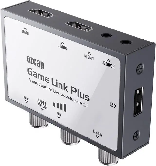 Alt view image 6 of 6 - USB HDMI Video Capture Card With Volume Adjust 1080p 60fps Livestreaming
