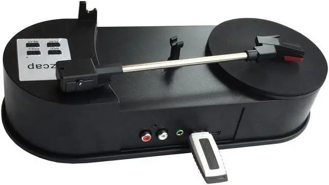 Main image of vinyl turntable to mp3 converter, convert vinyl turntable to mp3  save in U Driver /SD TF Card directly, no PC required,33/45