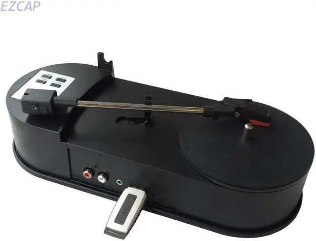 Main image of ezcap613 vinyl to mp3 converter ,convert vinyl turntable to USB Drive or SD Card, no PC required,