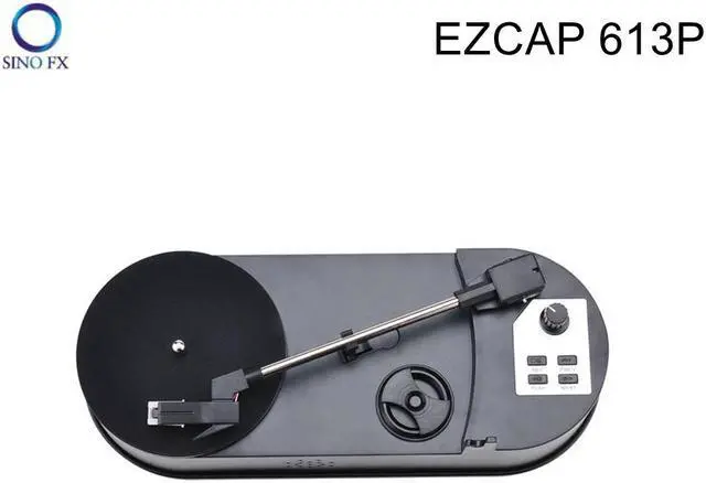 Alt view image 4 of 6 - Ezcap 613P 33/45 RPM Turntable Convert Vinyl Record to MP3 Converter Save Music to USB Flash Drive / SD Card With Speaker