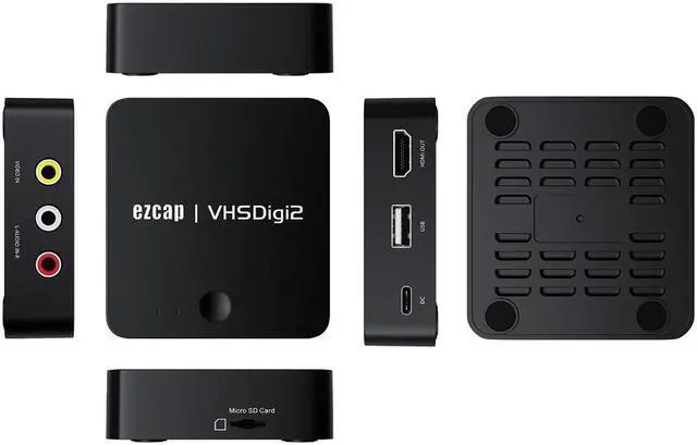 Alt view image 5 of 6 - AV Recorder Audio Video Capture Box Converter  Old VHS VCR DVD DVR Camcorder Tapes To Digital Format Save In SD Card directly