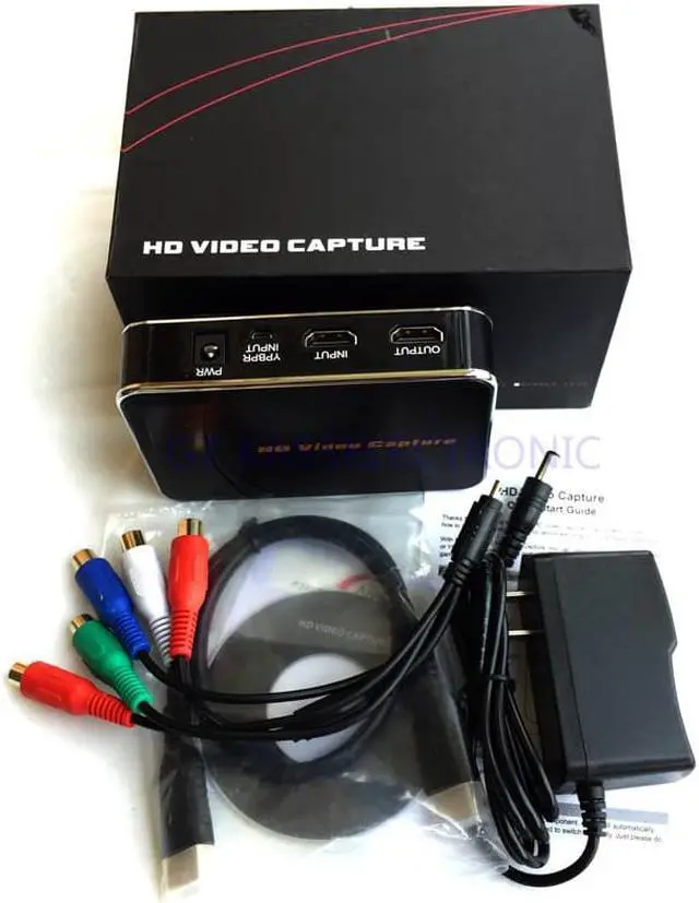 Alt view image 4 of 4 - vhs player hdmi recorder,  convert HDMI YPbPr video to HDMI USB driver directly no PC required,1080P,