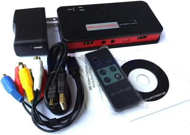 Alt view image 6 of 6 - VHS Player recorder, convert HDMI YPbPr input to U-Driver SD TF Card directly,no need computer