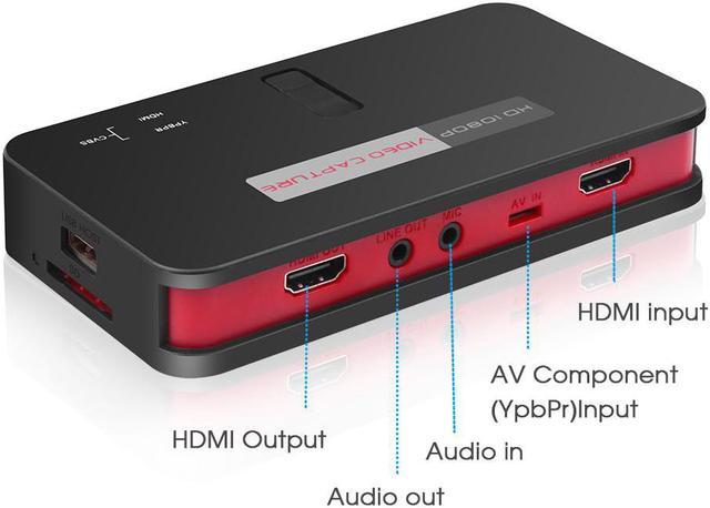 HD Game Capture for EZcap 284 1080P AV/Ypbpr Video Capture