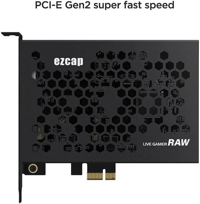 Alt view image 2 of 6 - 4K 30hz Full HD 1080p 60fps 120fps PCIe Video Capture Card PCI Express Game Record Box HDMI Loop Audio Line In PC Live Streaming