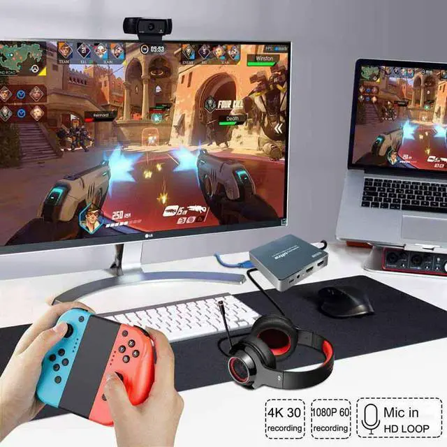 Alt view image 4 of 6 - Ultra Pro 4K 60HZ HDR Loop HD60 1080P 60fps 120fps HDMI Game Capture Card USB 3.0 Typec Game Recording Box Live Streaming Device