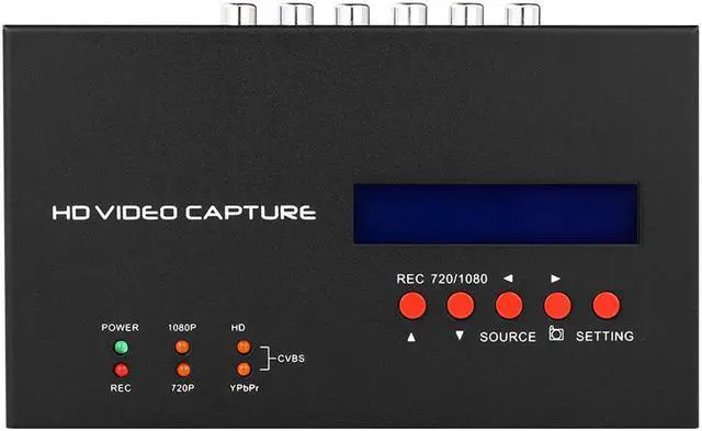 Alt view image 6 of 6 - Ezcap283S YPbPr Recorder Box With Scheduled Recording 1080P HDMI-compatible Game Capture for XBOX One/360 PS3 HD Video Capture