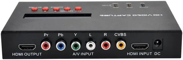 Alt view image 5 of 6 - Ezcap283S YPbPr AV Video Record Box Scheduled Recording 1080P HDMI Capture Card for XBOX PS3 PS4 Switch PC Game Video Capture