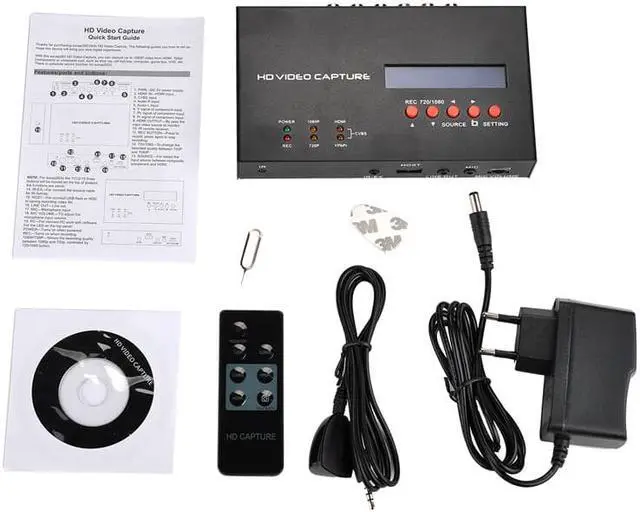 Alt view image 6 of 6 - Ezcap283S YPbPr AV Video Record Box Scheduled Recording 1080P HDMI Capture Card for XBOX PS3 PS4 Switch PC Game Video Capture