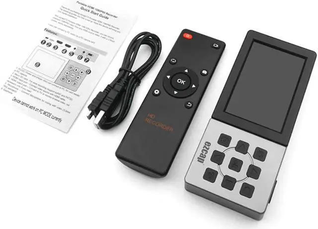Alt view image 6 of 6 - Ezcap 273 HD Video Recorder Box 1080P 60fps HDMI-compatible to USB Portable Game Capture Box with 3.5" LCD Screen