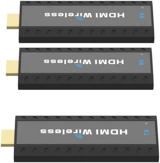 Main image of 98Ft / 30m Wireless HDMI Video Extender 1 Transmitter and 2 Receivers Splitter Converter Display Adapter Screen Share Switch for PS4 PC To TV Monitor Projector