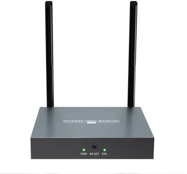 Alt view image 4 of 7 - (1 SENDER and 4 RECEIVERS Kit) Up to 656Ft,H.264 Wireless 1080P@60Hz Video Extender with Local Pass-through HDMI Loop-out Transmitter 4 Receivers Kit 200m with IR remote