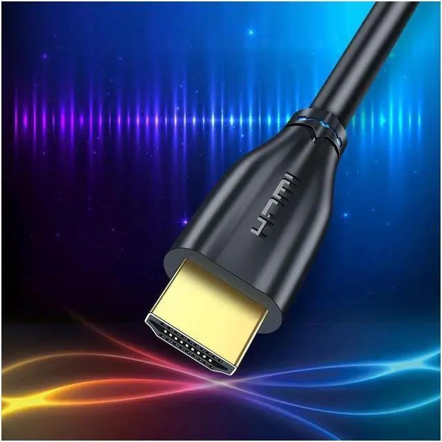 Alt view image 4 of 6 - HDMI 2.1 Soft PVC 4.92Ft / 1.5M HDMI2.1 AM to AM Cable 8K@60Hz 4K@120Hz Ultra High-Speed 48Gbps 28AWG Dynamic HDR for Apple TV PS4 PS5 8K TV HDTV Projectors