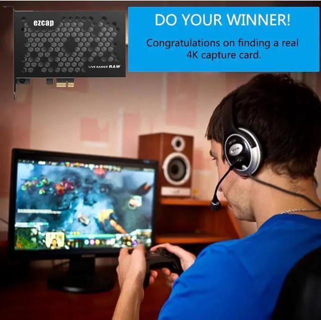 Alt view image 3 of 6 - 4K 30 1080P 120FPS PCIE Video Capture Card HDMI Record Box Game Live Streaming