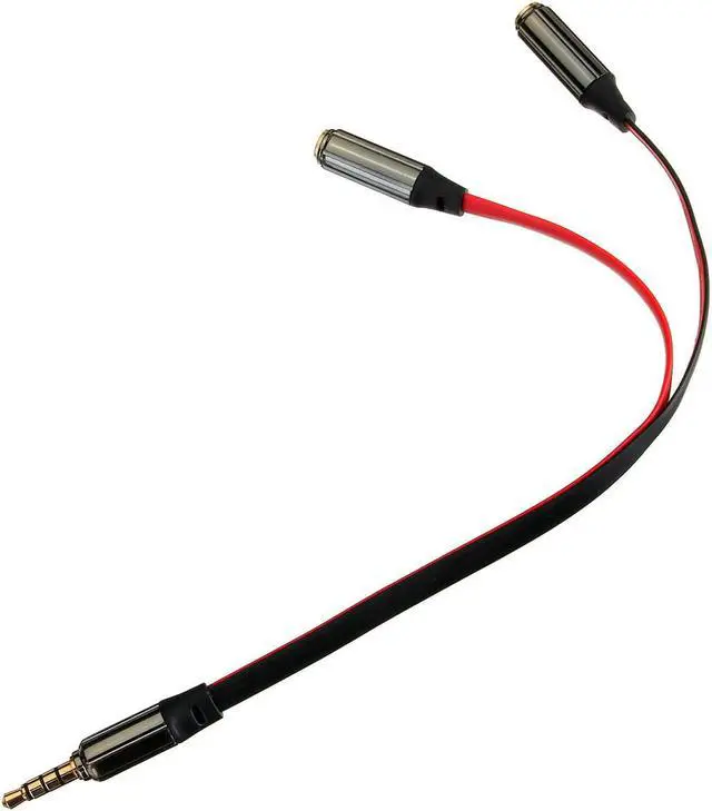Alt view image 3 of 6 - 1Pcs Best Durable 3.5mm Gold Male Jack to 2 Dual Female RCA Splitter Headphone Y Audio Adapter Extension Cable For Headset Earphones