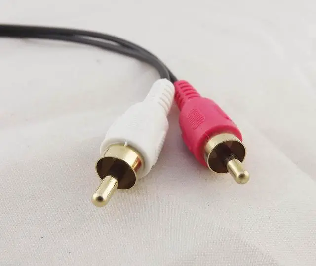 Alt view image 3 of 6 - 10pcs RCA Phono Female To 2x RCA Male Gold Plated Video Audio Adapter Y Splitter Cable 28cm