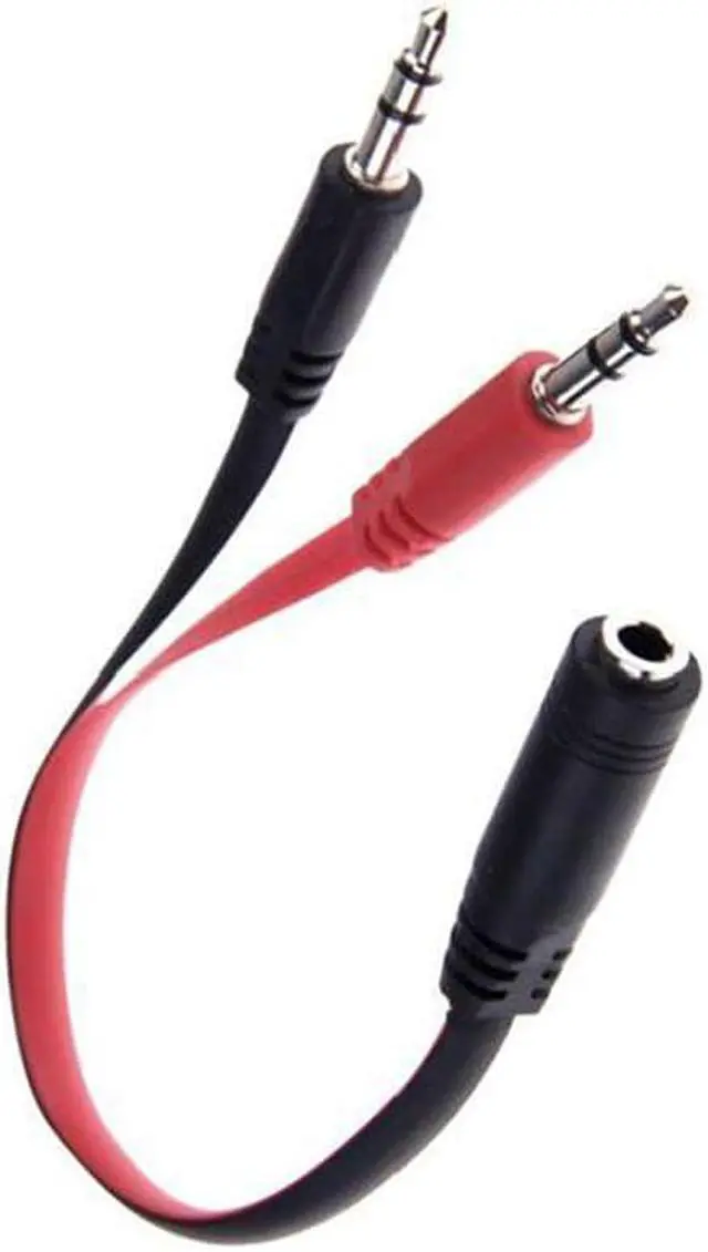 Alt view image 2 of 4 - 1Pcs 3.5mm Audio splitter Cable female to 2 male Splitter Cable Adapter of dual Audio Jack Audio Splitter