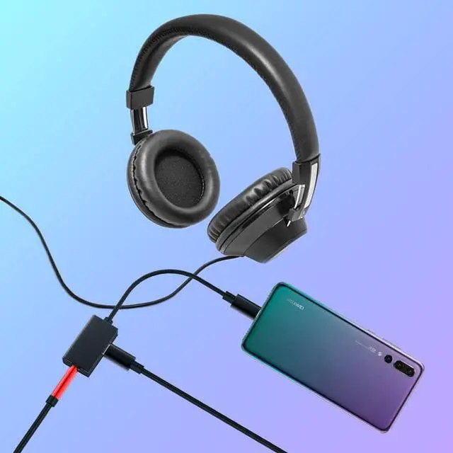 Alt view image 3 of 6 - 1Pcs Type C AUX Cable Adapter Type C to 3.5mm jack Audio Splitter USB C Earphone Adapter for Xiaomi Samsung Huawei P20 pro
