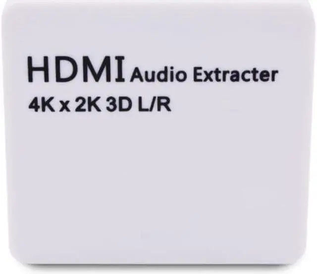 Alt view image 4 of 6 - 1Pcs HDMI Audio Extractor Converter Audio Splitter 4K HDMI Digital To Analogue 3.5mm to 2 RCA Plug and play Splitter Adapter