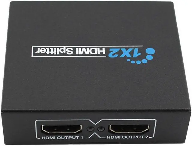 Alt view image 4 of 6 - 1Pcs HDMI Splitter Full HD 1080p Video HDMI Switch Switcher 1X2 2 Port HDMI Audio Amplifier Display For HDTV DVD PS3