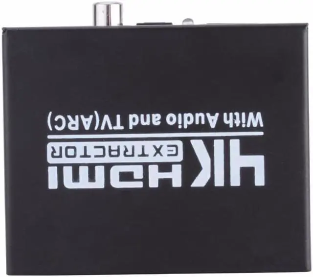 Alt view image 2 of 6 - 1Pcs HDMI Audio Extractor HDMI to HDMI and Audio SPDIF Stereo Audio Converter HDMI Audio Splitter Adapter Support 5.1CH