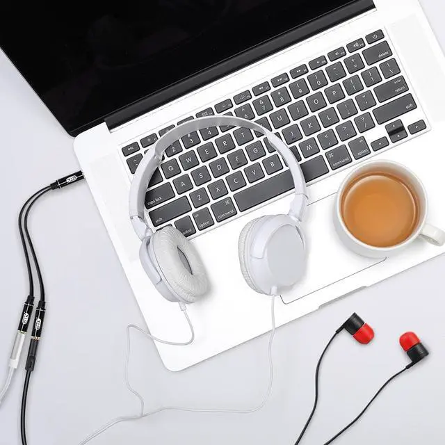 Alt view image 6 of 6 - 1Pcs EMK 3.5mm AUX Splitter Cable 1 male to 2 female Audio Cable Headphone Splitter Audio Extension 3.5mm Cable Adapter Phone MP3/4