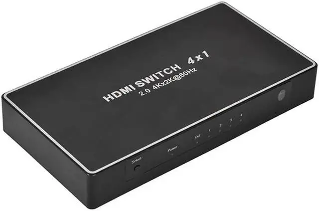 Main image of 1Pcs 4 Ports Hdmi Switch 2.0 Hdmi Splitter 60Hz 3D 1080P Full Hd Splitter 4 Input 1 Output Support 4K x 2K Box With Remote Control
