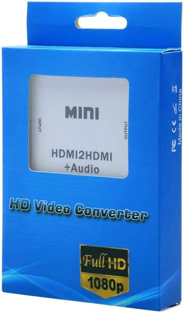Main image of 1Pcs Hdmi audio extractor HDMI to HDMI and 3.5mm Stereo Audio Extractor Converter HDMI Audio Splitter Adapter PC Laptop HDTV Projecto