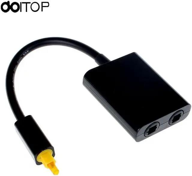 Main image of 1Pcs DOITOP Mini USB Digital Toslink Optical Fiber Audio 1 to 2 Female Splitter Adapter Micro Usb Cable Accessory