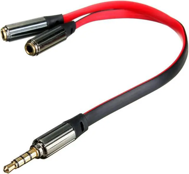Alt view image 4 of 6 - 1Pcs Best Durable 3.5mm Gold Male Jack to 2 Dual Female RCA Splitter Headphone Y Audio Adapter Extension Cable For Headset Earphones
