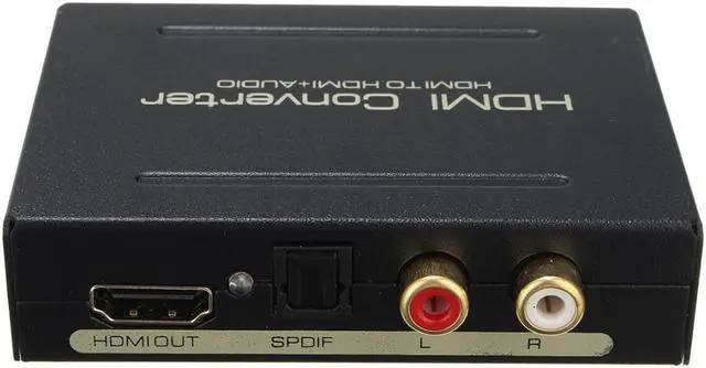 Main image of 1Pcs HDMI Audio Extractor 1080P HDMI to HDMI Optical SPDIF+RCA L/R Extractor Converter HDMI Audio Splitter Adapter for DVD HDTV