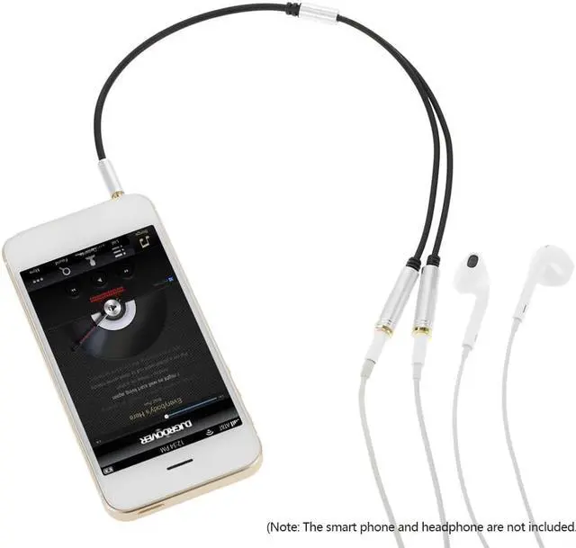 Alt view image 3 of 6 - 1Pcs 3.5mm Audio Splitter Cable AUX Stereo 1 Male to 2 Female Headphone Extension Cable Adapter for Smart Phone Tablet PC Laptop