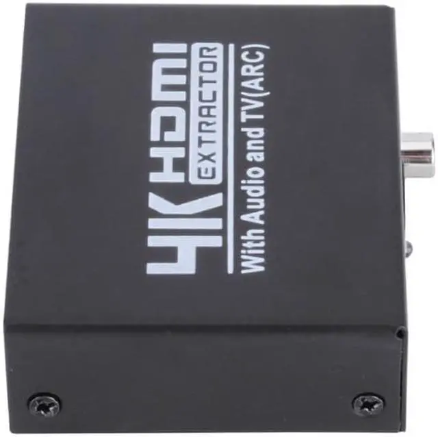 Alt view image 6 of 6 - 1Pcs 4K HDMI Audio Extractor HDMI TO HDMI/Optical SPDIF +RCA L/R Audio Splitter Adapter