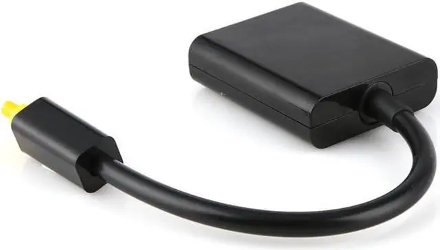 Alt view image 4 of 6 - 1Pcs Digital Optical Fiber Audio Cable 1 Male to 2 Female Splitter Adapter Black
