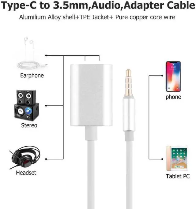 Alt view image 4 of 6 - 1Pcs 3.5mm TRRS Male to Dual 3.5mm Female Stereo Audio Earphone Splitter Adapter Cable cord wire line