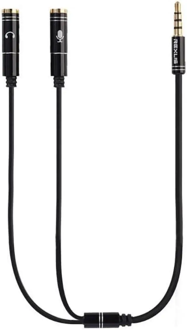 Alt view image 2 of 6 - 1Pcs 3.5mm Male to Headphone+Mic Audio Splitter Cable for Phone PC Tablet Splitter Cable Adapter Stereo Audio Mic Extension Cable New