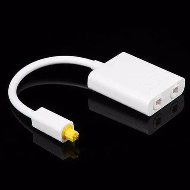 Alt view image 6 of 6 - 1Pcs Digital Toslink Optical Fiber Audio 1 2 Female Splitter Duplicator Adapter Cable