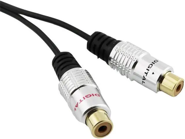 Alt view image 3 of 6 - 1Pcs 1x Gold Plated RCA Phono Male to Dual RCA Female Jack M/F Y Splitter Audio Video Adapter Cable Metal Aluminum Shell 25cm