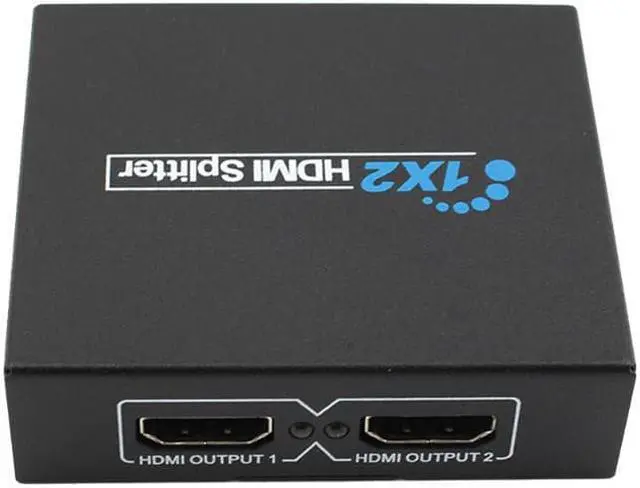 Alt view image 3 of 6 - 1Pcs 1x2 2 Port HDMI Audio Video1080p Splitter Adapter for HD TV PS3 3D Amplifier Repeater for offices school digital audio formats