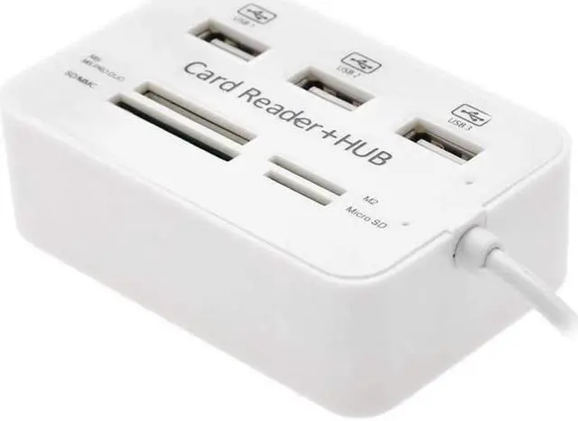 Alt view image 2 of 6 - 1Pcs Type C To 3 Usb Ports Hub Adapter,Type C To 3 Ports Usb 2.0 High Speed Hub Splitter Adapter With Sd/Tf Card Reader