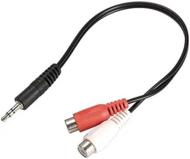 Alt view image 2 of 6 - 1Pcs 3.5mm Male to 2 RCA Female Jack Stereo Audio Cable Converter Adapter Headphone Y Cable Splitter AV Cable