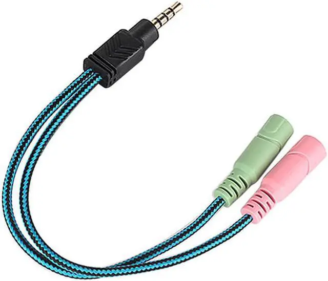 Alt view image 6 of 6 - 1Pcs 3.5mm Jack Cable Headset Adapter Y Splitter Audio 2 Female To 1 Male for Laptop PS4 Phone for Xbox 1 Earphone Headphone