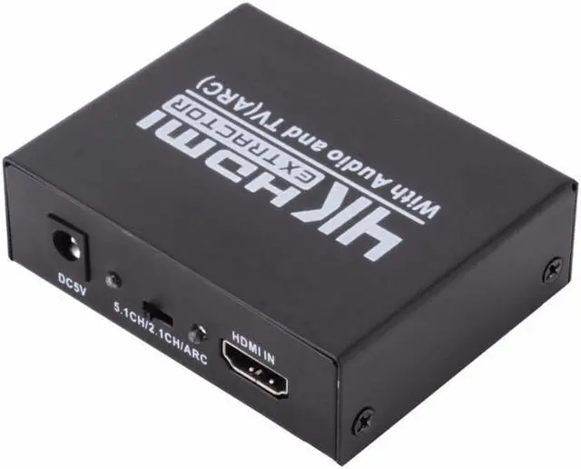 Main image of 1Pcs HDMI Audio Extractor HDMI to HDMI and Audio SPDIF Stereo Audio Converter HDMI Audio Splitter Adapter Support 5.1CH